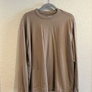 Abercrombie & Fitch Beige Long Sleeve Shirt
